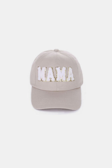 MAMA Chenille Patch Baseball Cap- 8 Colors