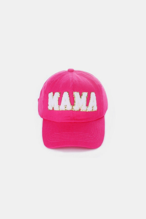 MAMA Chenille Patch Baseball Cap- 8 Colors