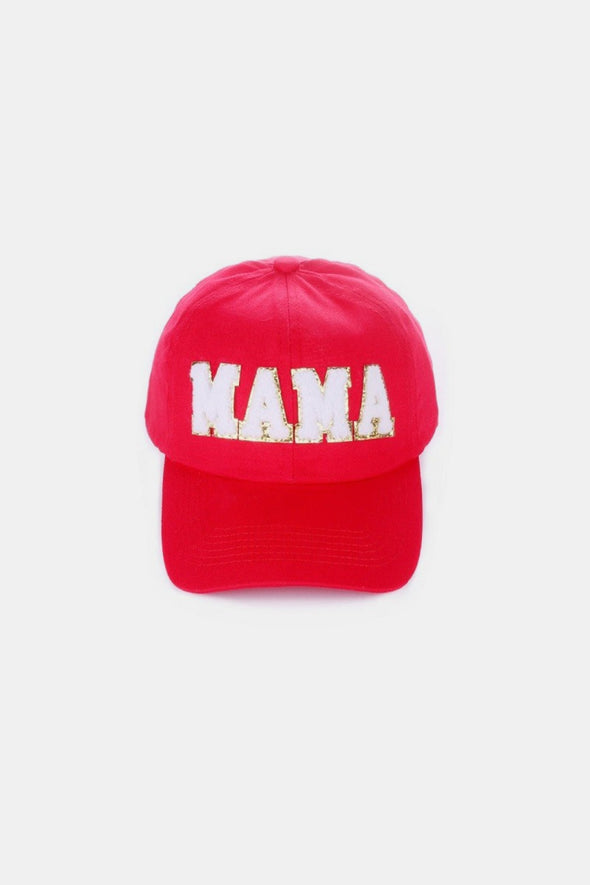 MAMA Chenille Patch Baseball Cap- 8 Colors