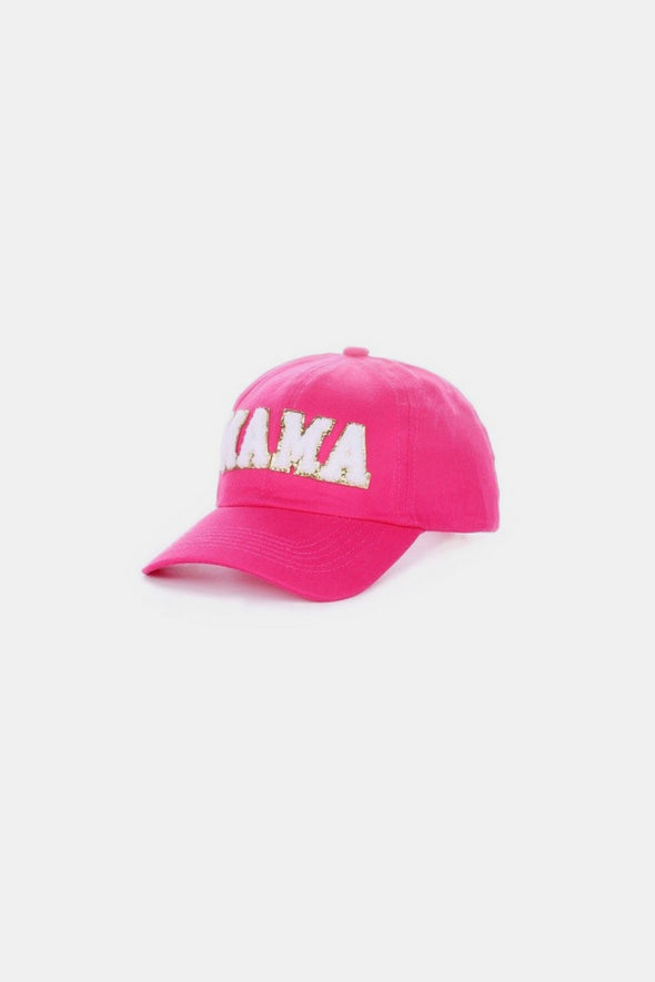 MAMA Chenille Patch Baseball Cap- 8 Colors