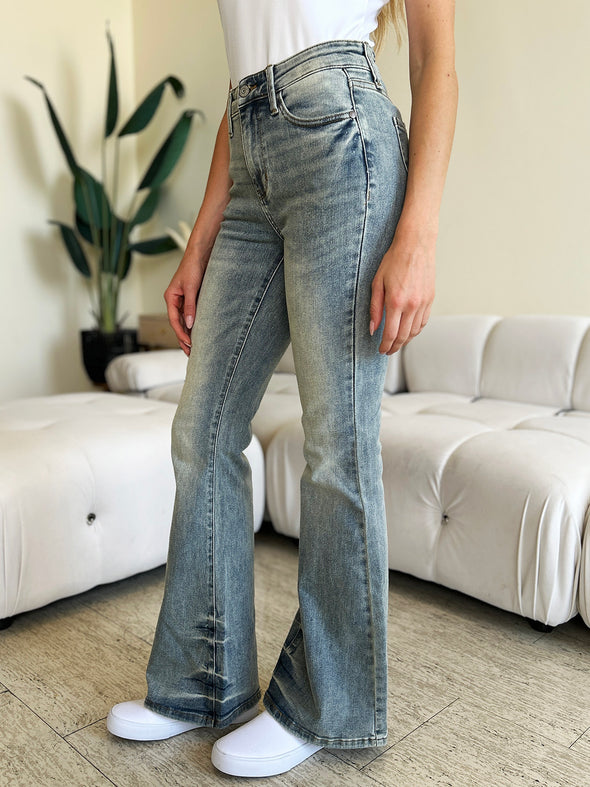 High Waist Flare Jeans By Judy Blue