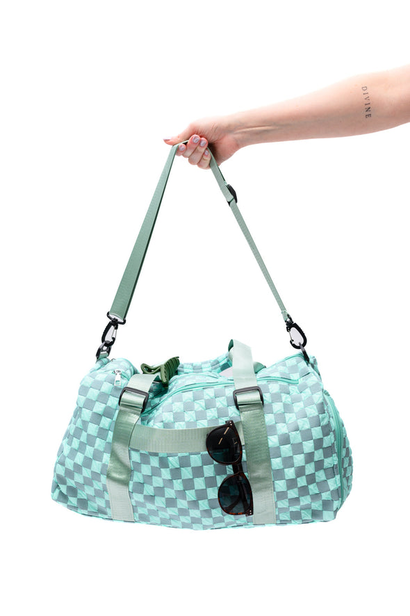 Elevate Travel Duffle in Teal