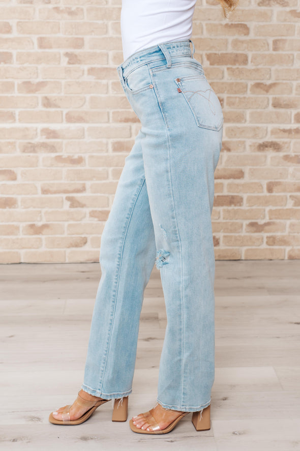 Parker High Rise 90's Straight Jeans By Judy Blue