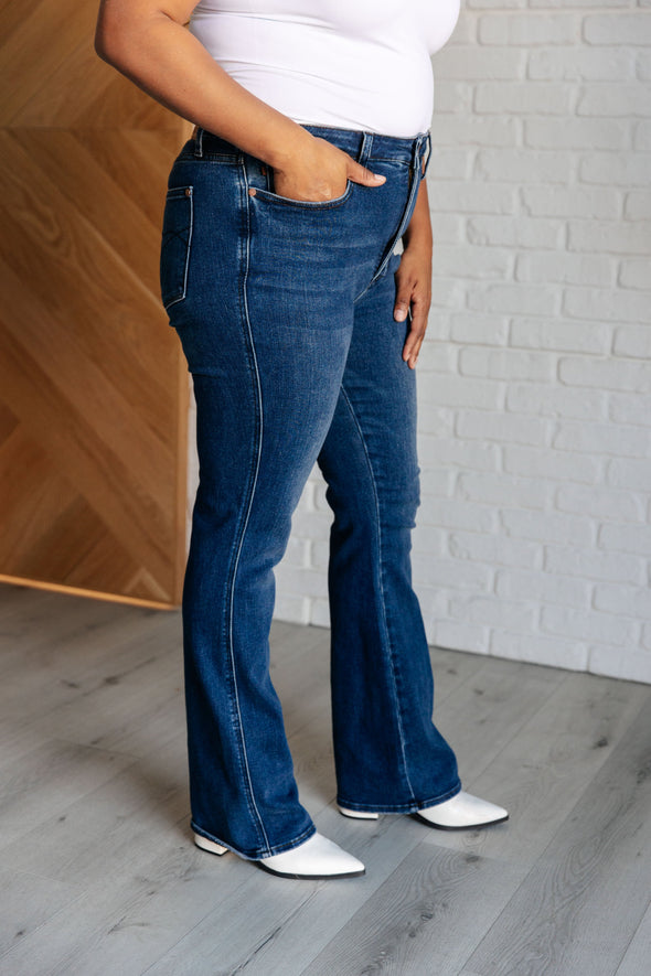 Santana High Rise Control Top Bootcut Jeans By Judy Blue