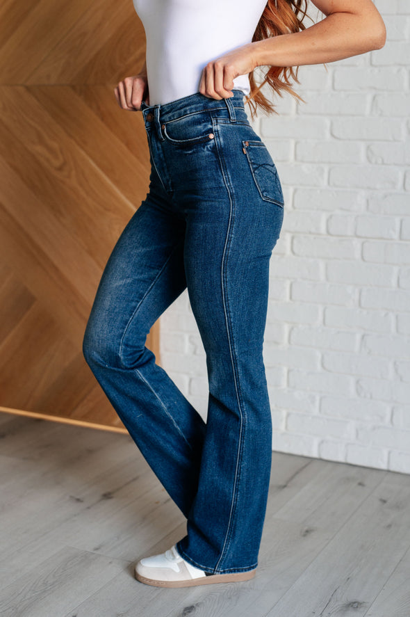 Santana High Rise Control Top Bootcut Jeans By Judy Blue