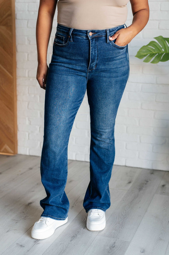 Santana High Rise Control Top Bootcut Jeans By Judy Blue