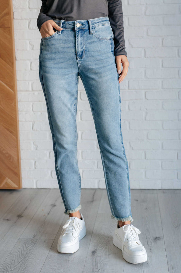 Susan High Rise Side Panel Detail Slim Jeans By Judy Blue