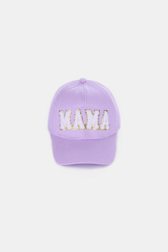 MAMA Chenille Patch Baseball Cap- 8 Colors