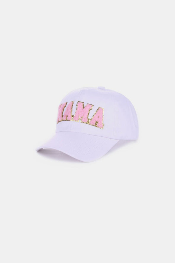 MAMA Chenille Patch Baseball Cap- 8 Colors