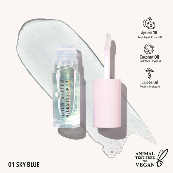 Glow Getter Hydrating Lip Oil- Sky Blue