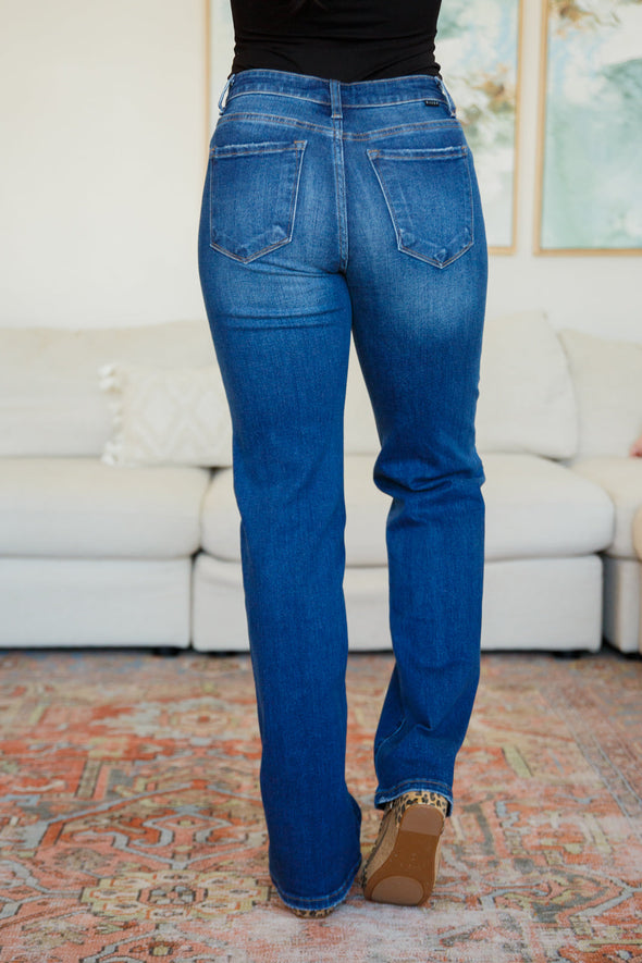 Addison Mid Rise Straight Jeans By Risen