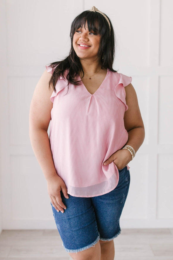 Blush & Shimmer Blouse