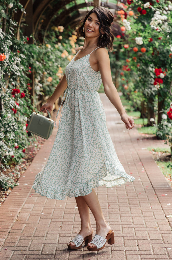 Daisy Mint Day Dress