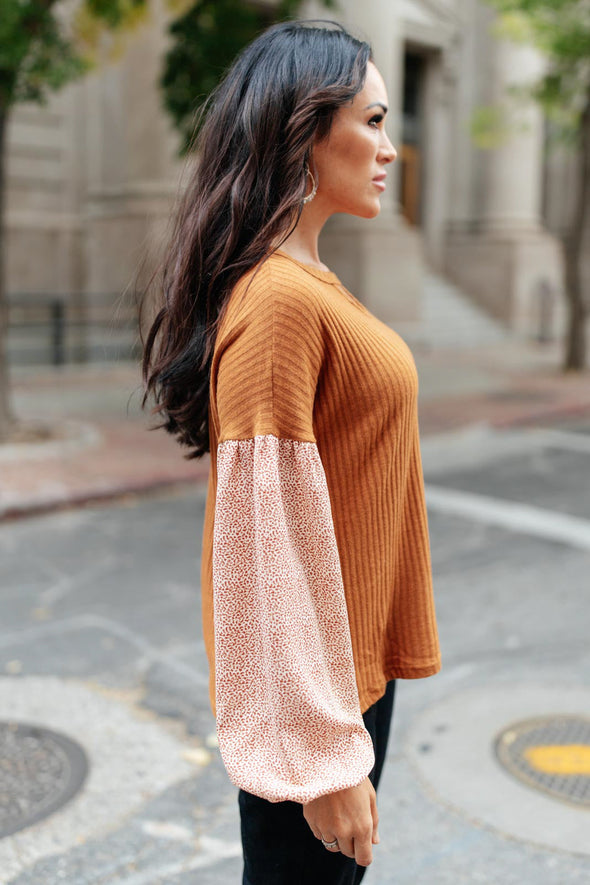 Jennica Top in Warm Spice