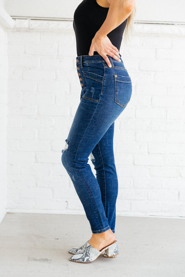 Patch Of Cargo Skinnies By Judy Blue