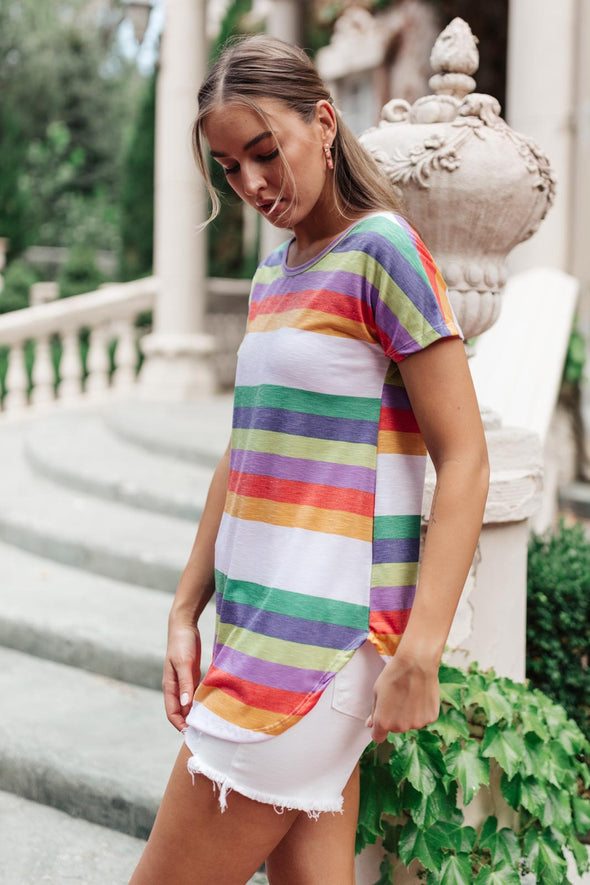 Retro Stripes Top