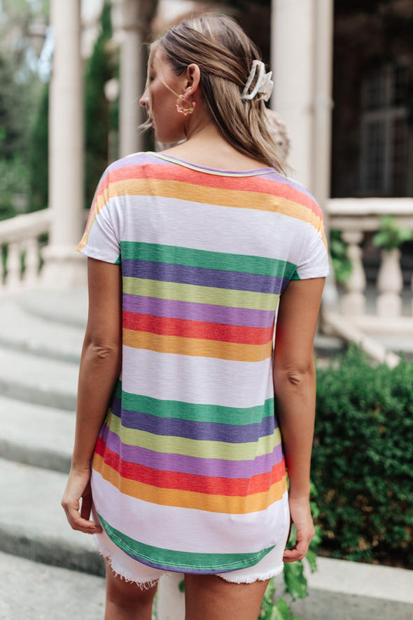 Retro Stripes Top