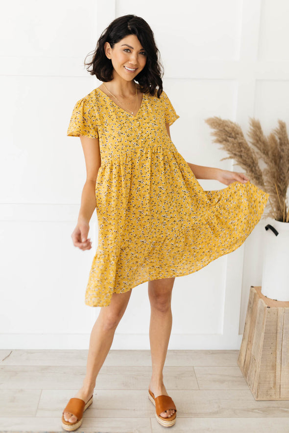 Sunlit Meadows Day Dress