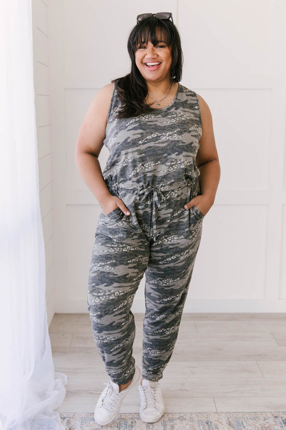 Megan Jumpsuit in Camo