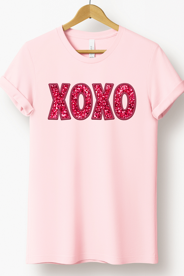 Xoxo Faux Sequin T-Shirt