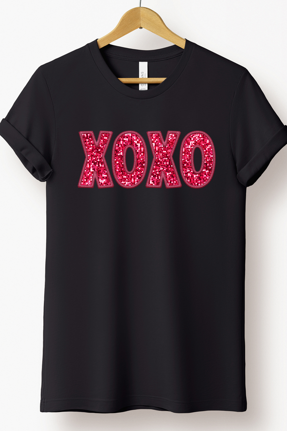 Xoxo Faux Sequin T-Shirt