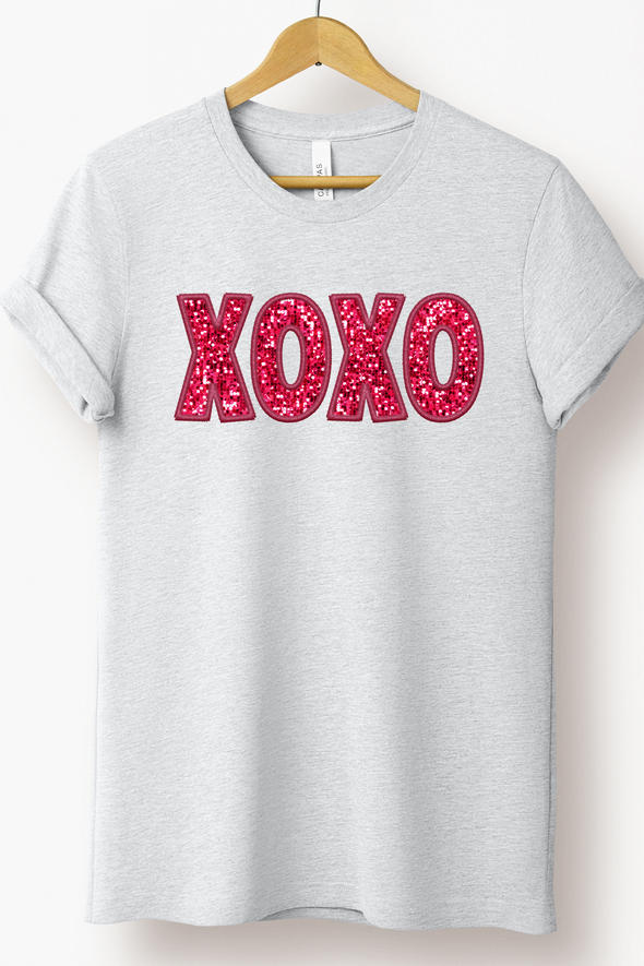 Xoxo Faux Sequin T-Shirt