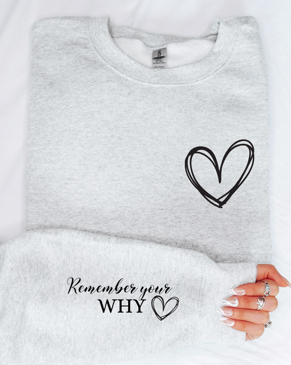 Remember Your Why Crewneck