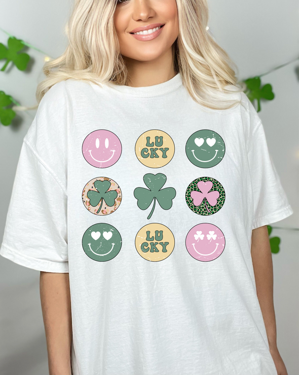 Retro Lucky Shamrock T-Shirt