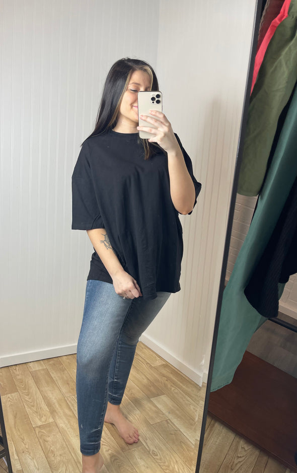 Drop Shoulder Boyfriend Box Tee